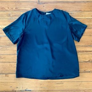 *vintage* Jordan Black Short Sleeve Blouse
